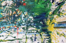 Pilbowbild 260918 b, oil and acrylic on canvas, 75 x 110 cm